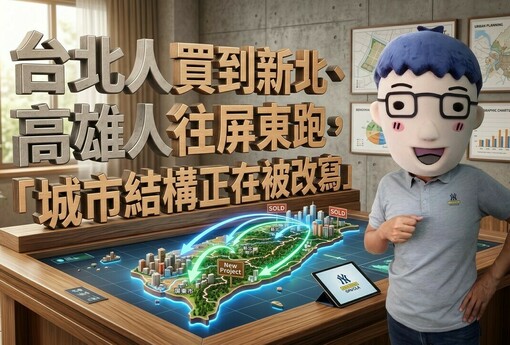 台北人買到新北、高雄人往屏東跑，不是買房升級，是「城市結構正在被改寫」