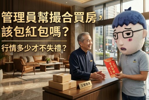 管理員幫撮合買房，該包紅包嗎？行情多少才不失禮？