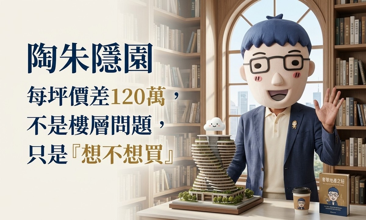 陶朱隱園再爆7.5億成交！3樓戶每坪242萬「打8折」入手　頂級豪宅價格鬆動？