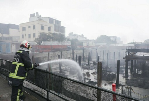 台中社宅工地大火釀空污！市府勒令停工，最重開罰500萬