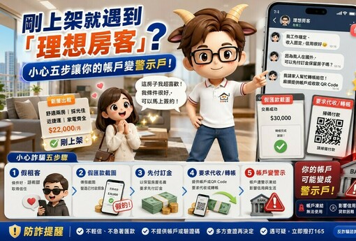 剛上架就遇到「理想房客」？小心五步讓你的帳戶變警示戶！